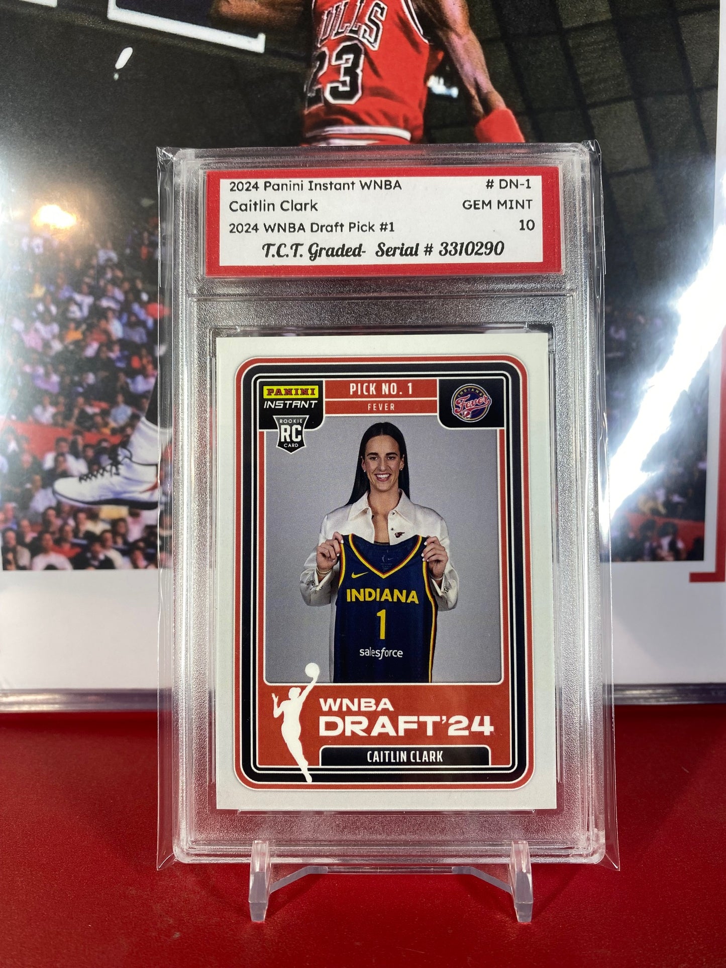 2024 Panini Instant Caitlin Clark WNBA Draft Night #DN-1 TCT Graded GEM MINT 10