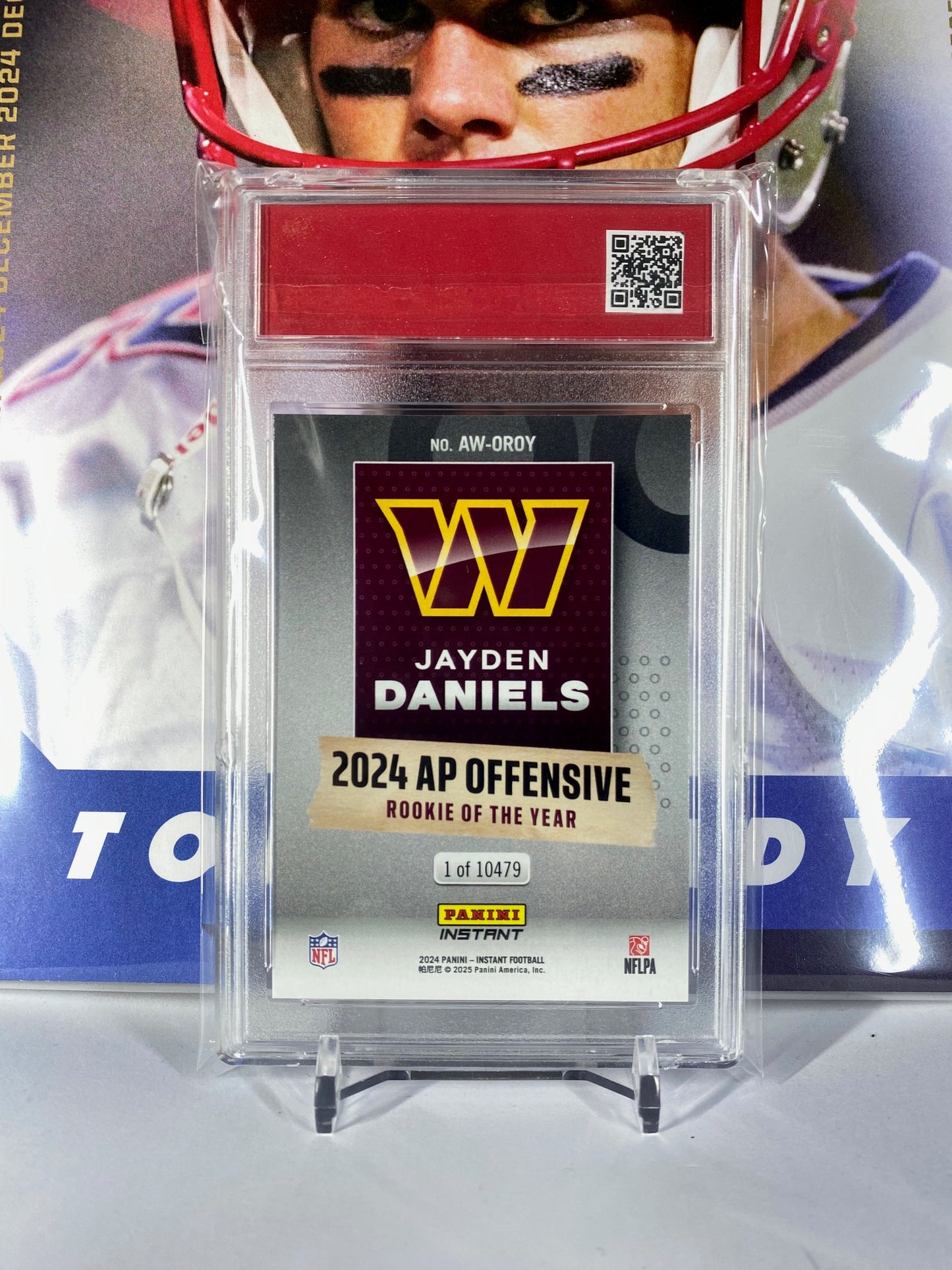 2024 Panini Instant NFL #AW-OROY Jayden Offensive Rookie Of The Year T.C.T. Graded Gem Mint 10 Rookie Card
