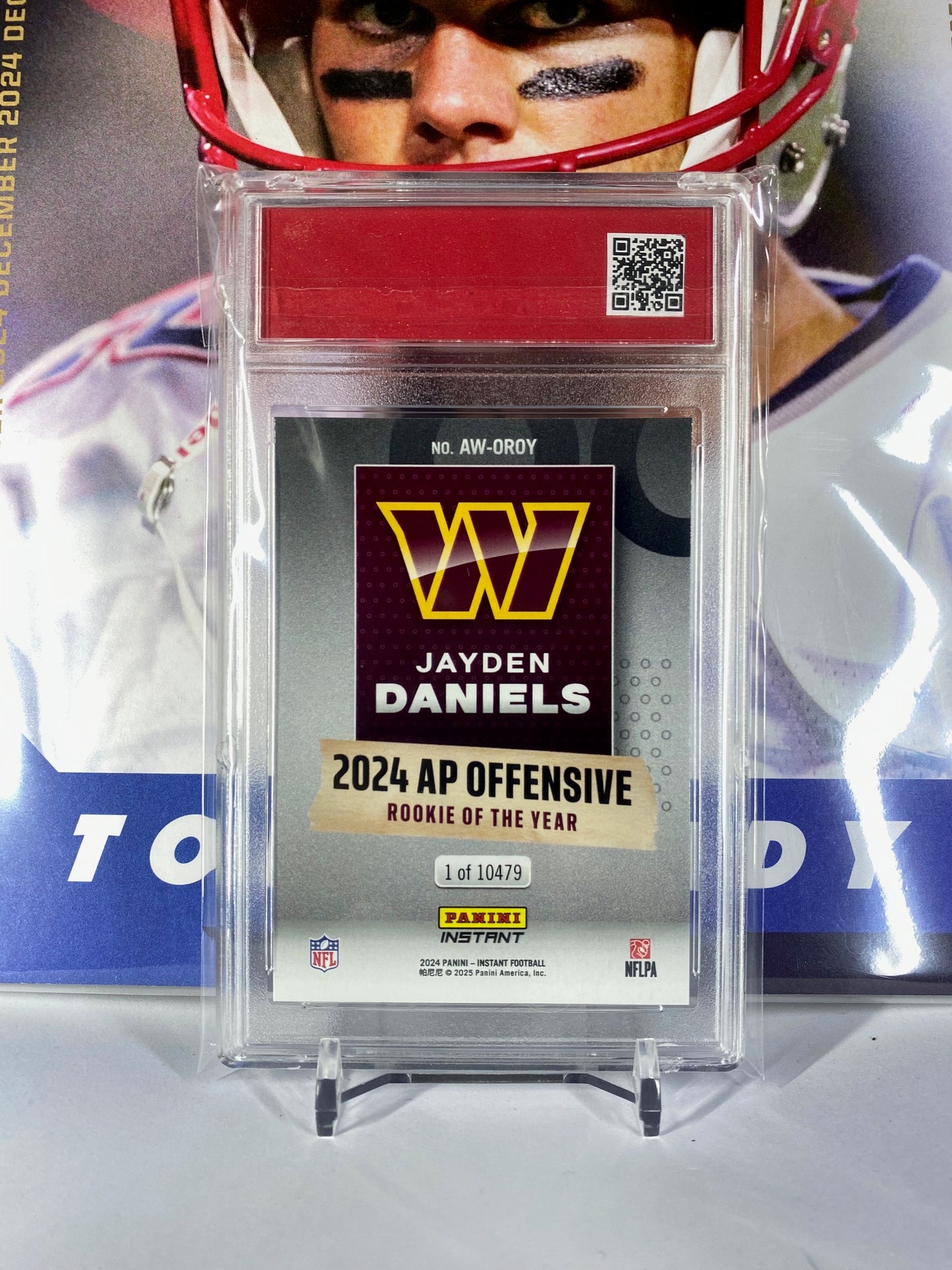 2024 Panini Instant NFL #AW-OROY Jayden Offensive Rookie Of The Year T.C.T. Graded Gem Mint 10 Rookie Card