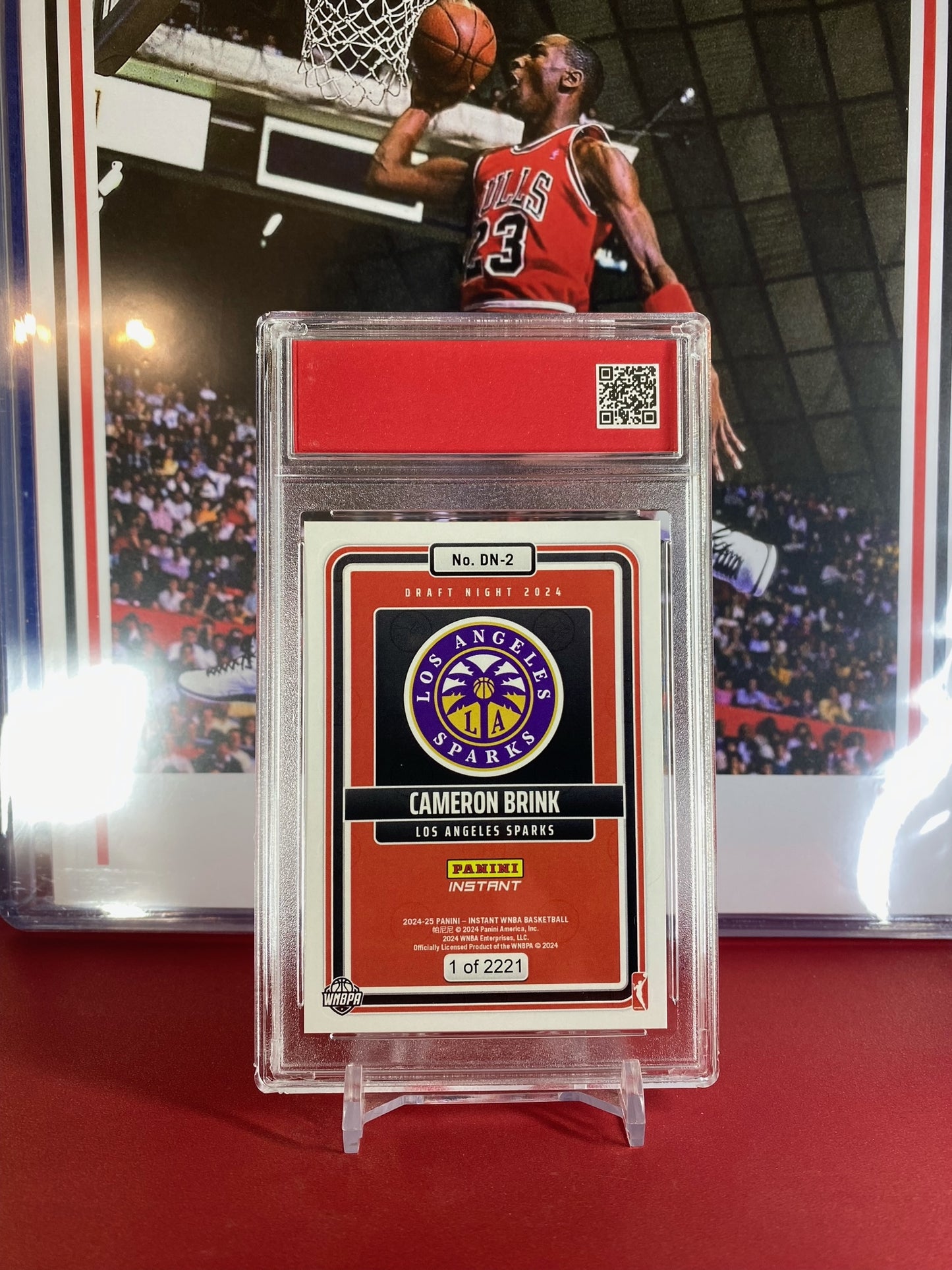 2024 Panini Instant WNBA #DN-2 Cameron Brink Draft Night T.C.T. Graded Gem Mint 10