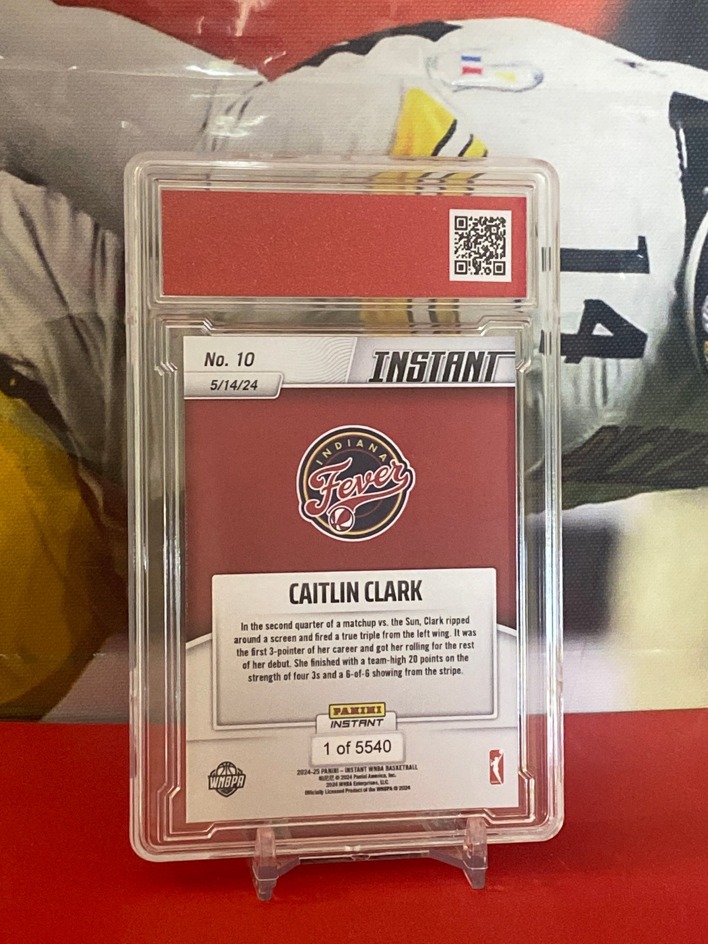 2024 Panini Instant #10 Caitlin Clark Rookie Card T.C.T. Graded GEM MINT 10