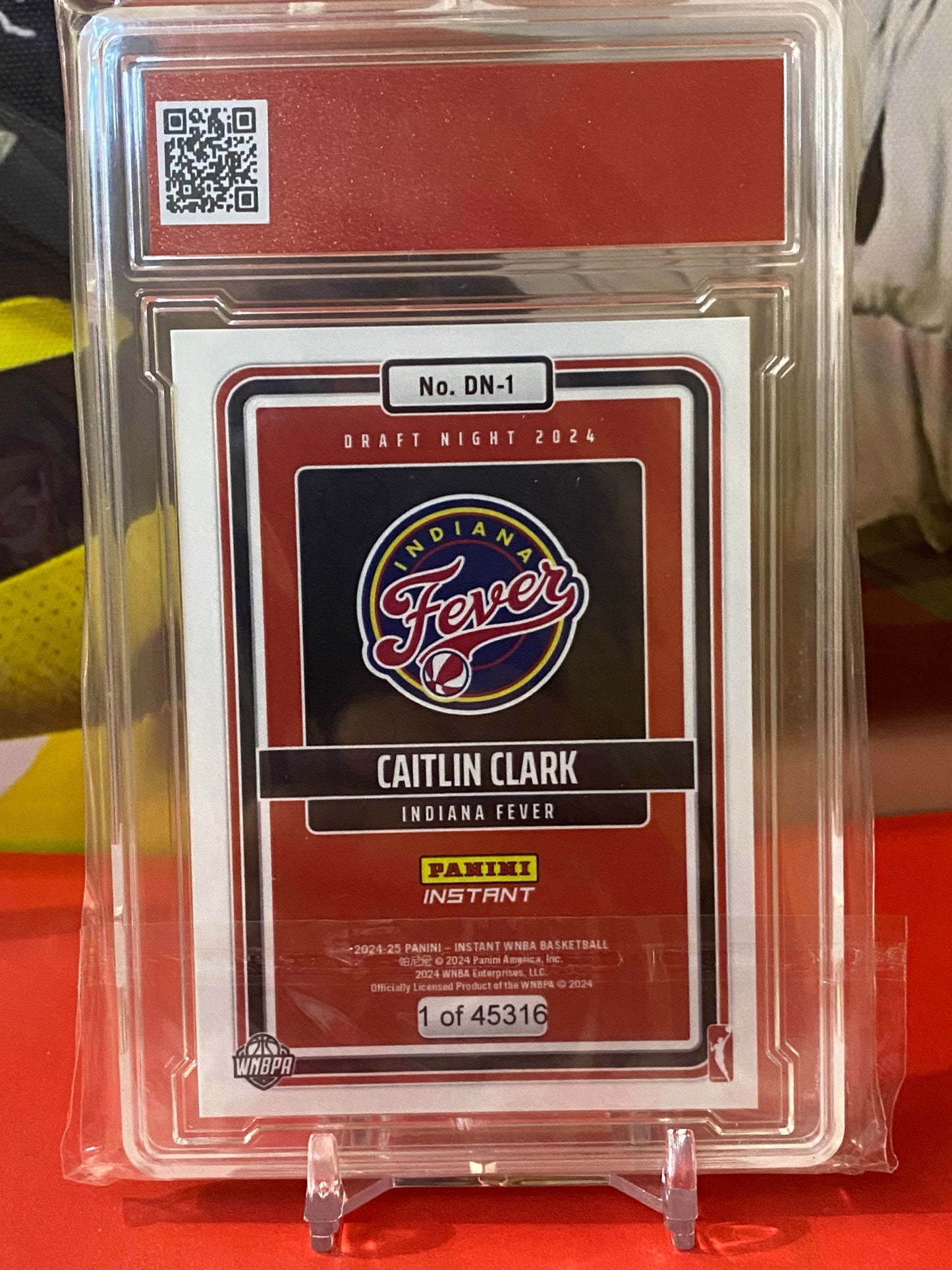 2024 Panini Instant Caitlin Clark WNBA Draft Night #DN-1 TCT Graded GEM MINT 10