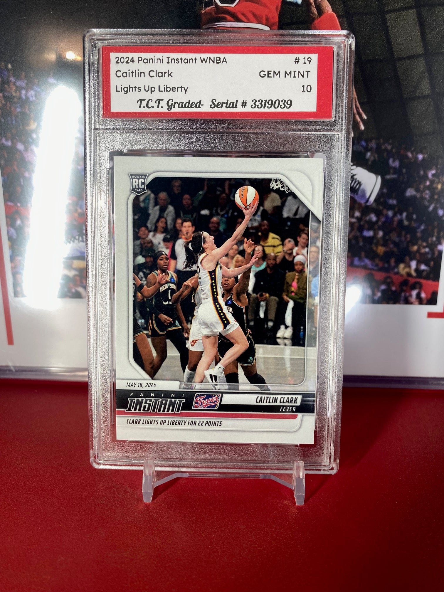 2024 Panini Instant #19 Caitlin Clark Rookie Card T.C.T. Graded GEM MI – TradingCardTraders